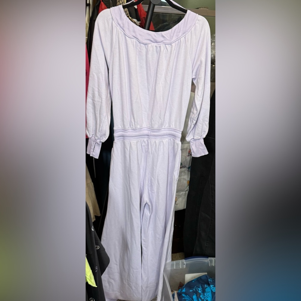 NWT Free People FP Movement One To Beat Onesie - lavender shadow purple - Large - Picture 6 of 7